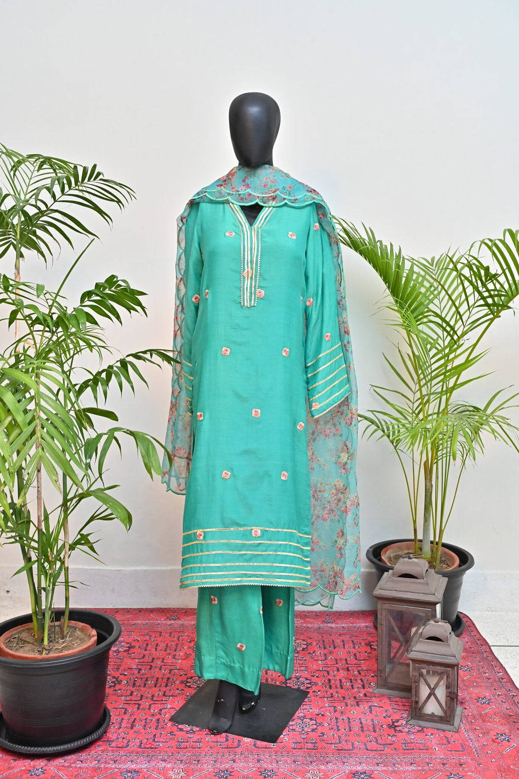 Aqua green Outfit