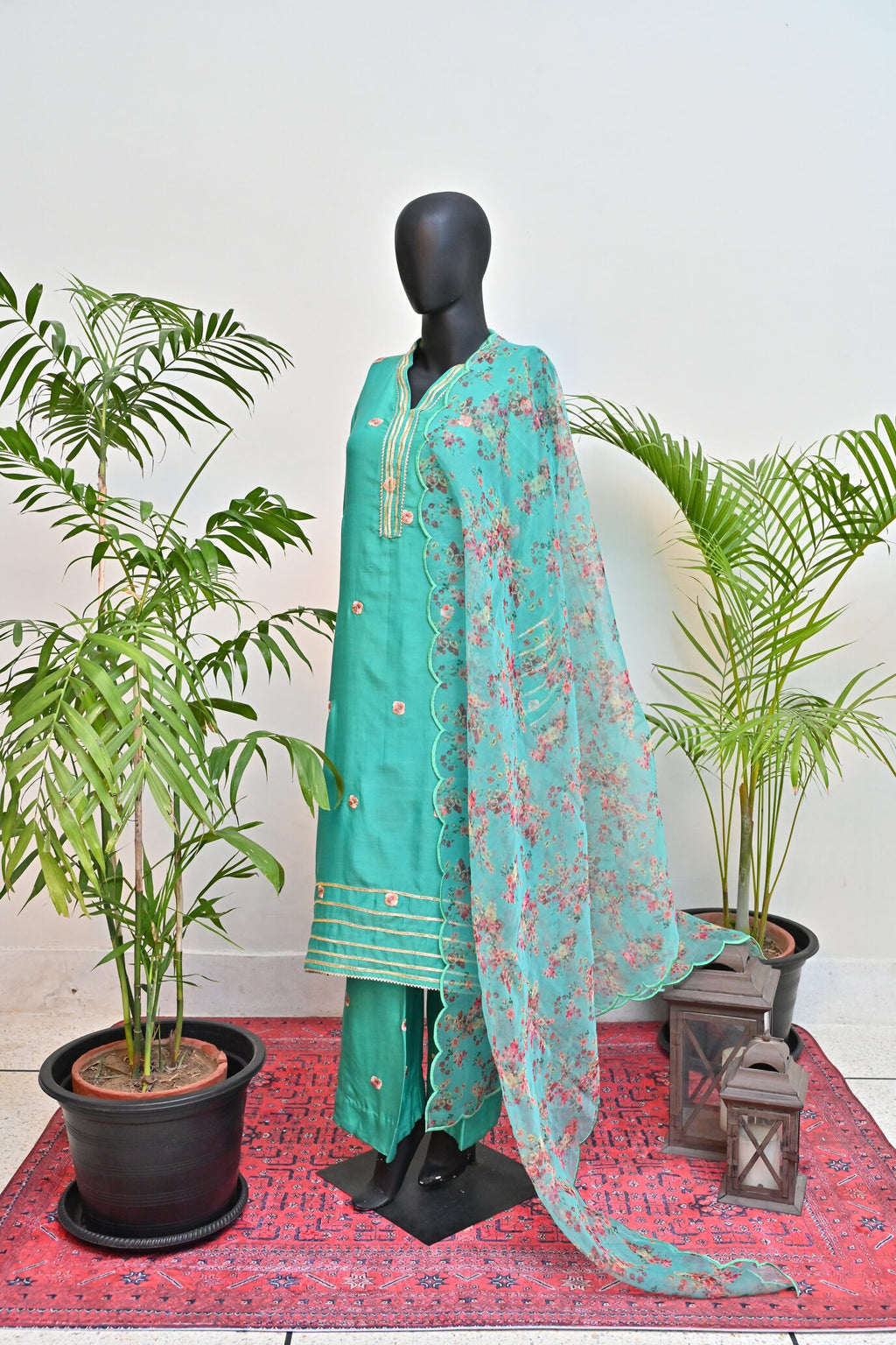 Aqua green Outfit