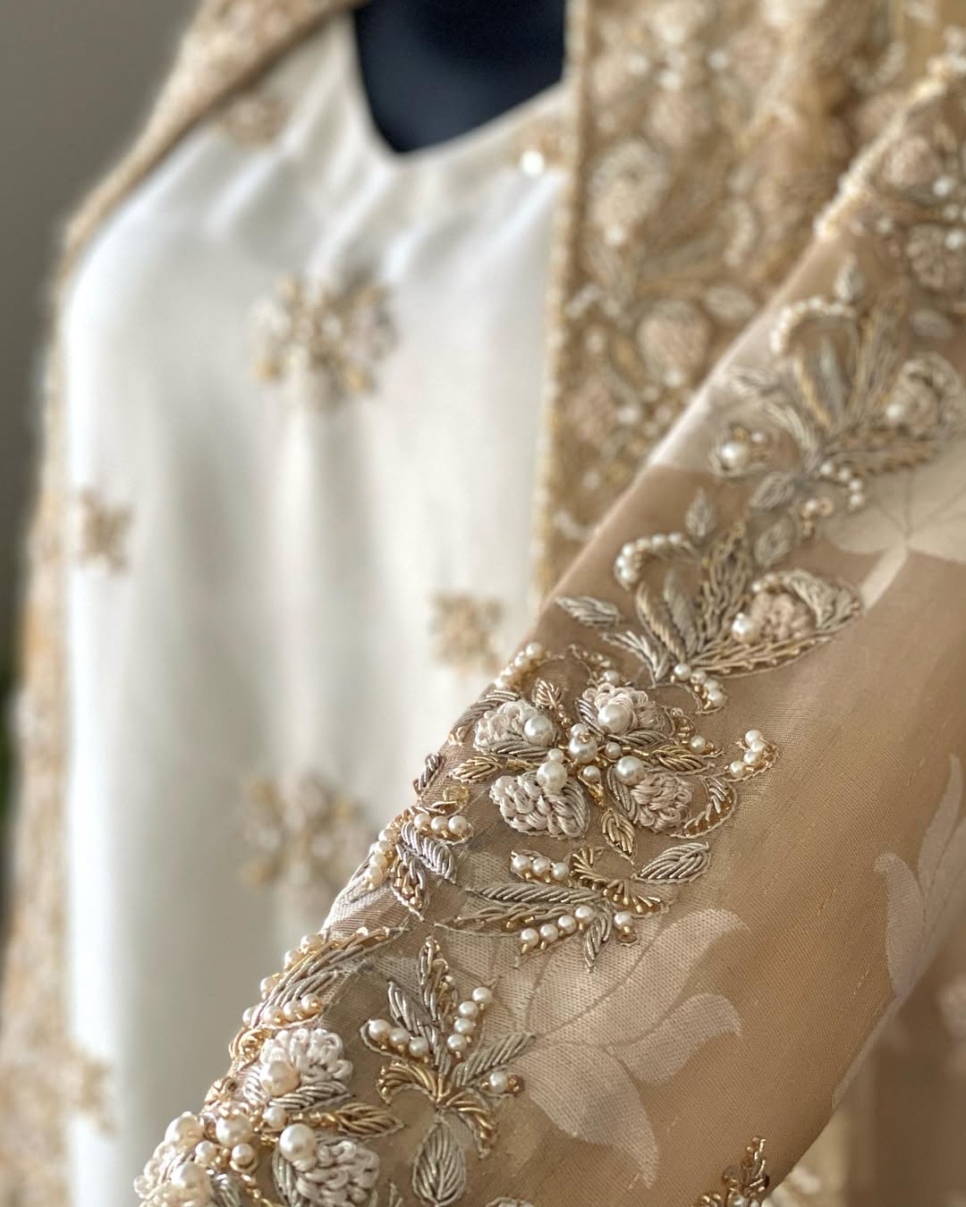 Zar-e-Nafees Embellished Jacket Set