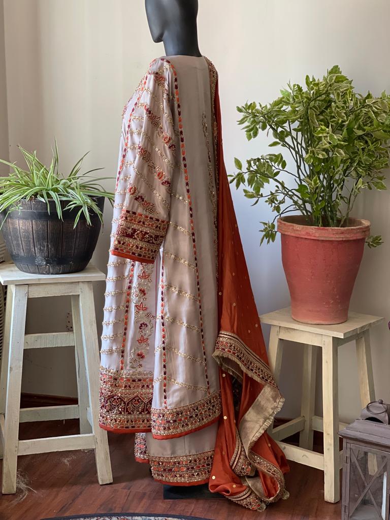 Regal Ember – Handcrafted Formal Ensemble