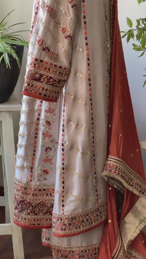 Regal Ember – Handcrafted Formal Ensemble
