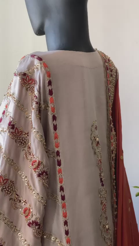 Regal Ember – Handcrafted Formal Ensemble